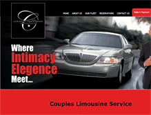 Tablet Screenshot of coupleslimousines.com